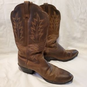 Ariat Cowboy Boots Brown Size 8.5